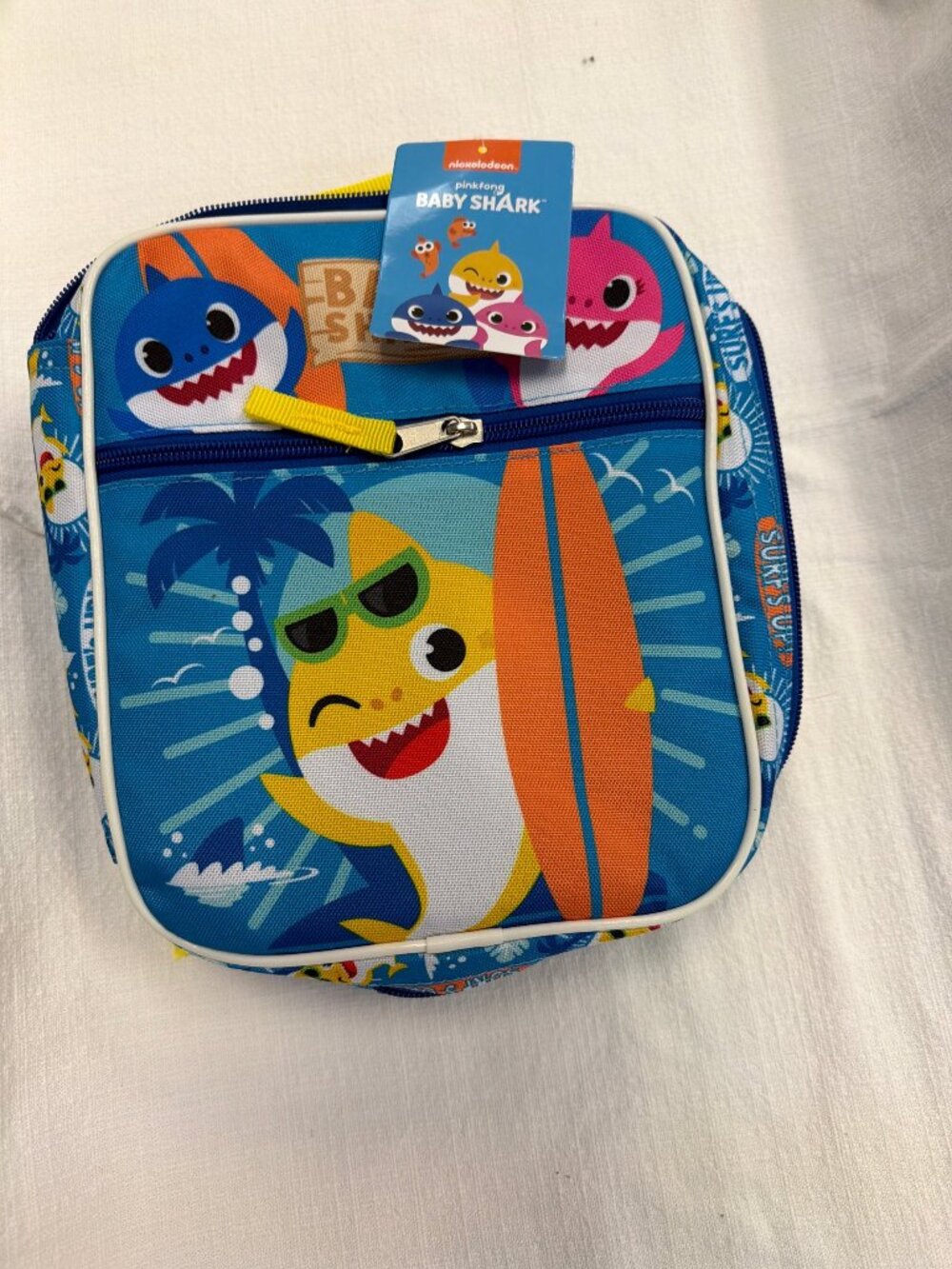 Nickelodeon Pinkfong Baby Shark Insulated Lunch Bag Blue Kids